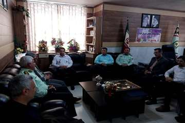  تقدیر رییس دانشگاه از فرمانده انتظامی جهرم