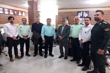  تقدیر رییس دانشگاه از فرمانده انتظامی جهرم