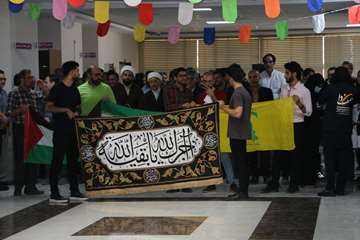 تجمع دانشگاهیان داشنگاه در حمایت از مردم مظلوم غزه