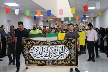 تجمع دانشگاهیان داشنگاه در حمایت از مردم مظلوم غزه