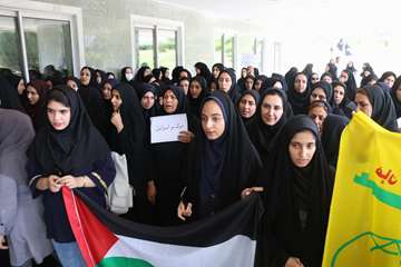 تجمع دانشگاهیان داشنگاه در حمایت از مردم مظلوم غزه