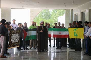 تجمع دانشگاهیان داشنگاه در حمایت از مردم مظلوم غزه