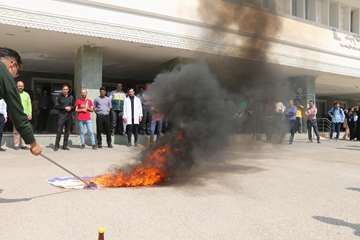 تجمع دانشگاهیان داشنگاه در حمایت از مردم مظلوم غزه