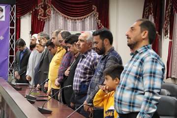 در یک جلسه معنوی از کربلائی های خادم در موکب صاحب الزمان تقدیر شد + عکس