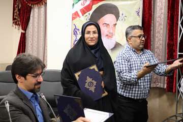 در یک جلسه معنوی از کربلائی های خادم در موکب صاحب الزمان تقدیر شد + عکس