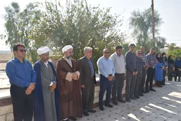 آیین گرامیداشت شهید مدافع سلامت جهرم در هفته دفاع مقدس