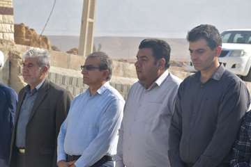 آیین گرامیداشت شهید مدافع سلامت جهرم در هفته دفاع مقدس