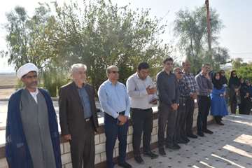 آیین گرامیداشت شهید مدافع سلامت جهرم در هفته دفاع مقدس