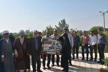 آیین گرامیداشت شهید مدافع سلامت جهرم در هفته دفاع مقدس