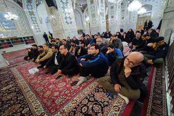 کاروان درمانی دانشگاه علوم پزشکی جهرم در شب های قدر به زائرین امام رضا (ع) خدمات رسانی کردند 