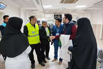 کاروان درمانی دانشگاه علوم پزشکی جهرم در شب های قدر به زائرین امام رضا (ع) خدمات رسانی کردند 