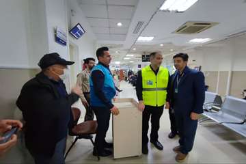 کاروان درمانی دانشگاه علوم پزشکی جهرم در شب های قدر به زائرین امام رضا (ع) خدمات رسانی کردند 