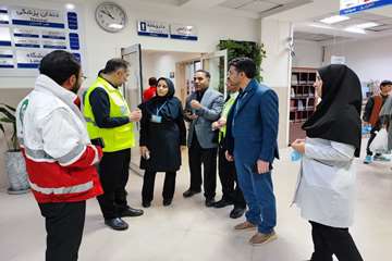 کاروان درمانی دانشگاه علوم پزشکی جهرم در شب های قدر به زائرین امام رضا (ع) خدمات رسانی کردند 