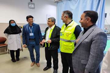 کاروان درمانی دانشگاه علوم پزشکی جهرم در شب های قدر به زائرین امام رضا (ع) خدمات رسانی کردند 