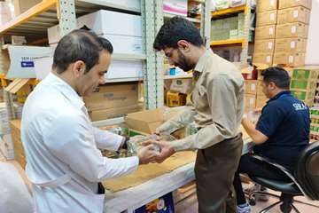 کاروان درمانی دانشگاه علوم پزشکی جهرم در شب های قدر به زائرین امام رضا (ع) خدمات رسانی کردند 