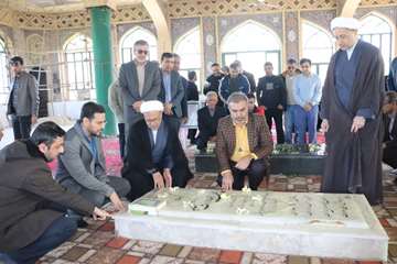 در دهه مبارک فجر گلزار شهدای مطهر رضوان و فردوس گلباران و عطرافشانی شد