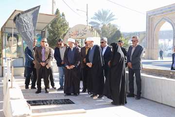 در دهه مبارک فجر گلزار شهدای مطهر رضوان و فردوس گلباران و عطرافشانی شد