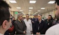 با حضور در بیمارستان چشم پزشکی فارابی تهران؛ عیادت مدیران وزارت بهداشت از مجروحان حوادث اخیر